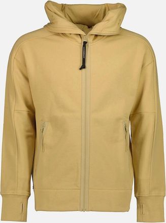 C.P. Company Mens Hooded Explorer Goggle Zip Up Sweatshirt - Blue - Size: 38