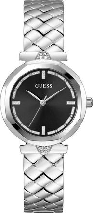 Guess Gray Stainless Steel Dress Womens Watch