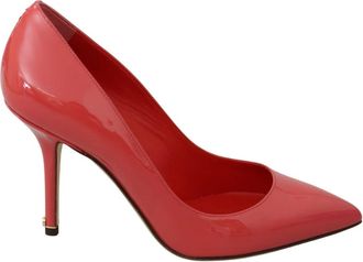 Dolce & Gabbana Elegante donkerroze lakleren pumps - Dames - Pumps - Roze - 35 EU - Leer - Schoenen