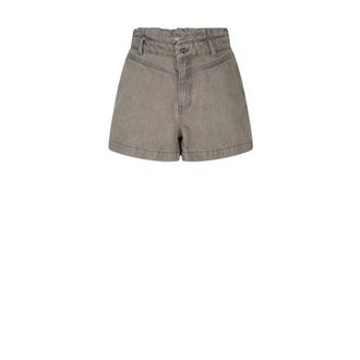 Dante6 Rosie High Waisted Denim Shorts - Dames - Korte broeken - Grijs - Maat: XS Denim