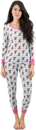 Leveret Womens Cotton Matching Family Pajamas, Dream Weaver Prints in Puppy at Nordstrom, Size X-Small