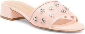 Stuart Weitzman Tammy Crystal Slide Sandal in Rosewater at Nordstrom Rack, Size 6.5