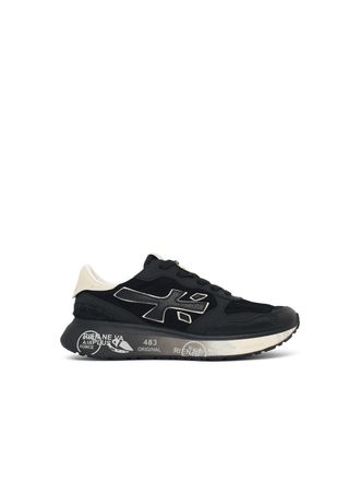 Premiata Lauryn Black Suede Blend Sneakers
