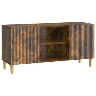 vidaXL Mueble De Tv Roble Ahumado 102 X 34,5 X 50 Cm Vidaxl