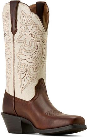 Ariat Round Up Square Toe Western Boot in Vintage Caramel at Nordstrom, Size 5.5