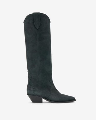 Isabel Marant Bottes Denvee - Femme - Noir D&eacute;lav&eacute; - Taille 40 - Isabel Marant