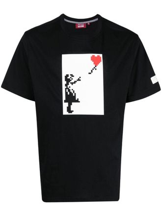 Mostly Heard Rarely Seen T-shirt met zak - Zwart