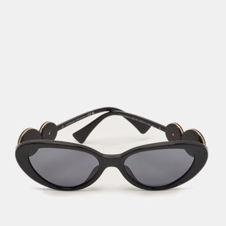 Versace Black Mod. 4433 U Medusa Cat Eye Sunglasses