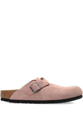 Birkenstock Women Boston Suede Leather Size: 36, colour: PINK
