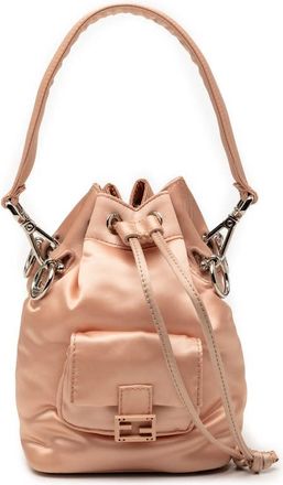 Fendi Pre-owned Fendi Mini Satin Mon Tresor Bucket Bag Ladies CK4IO467CGZU1B0O