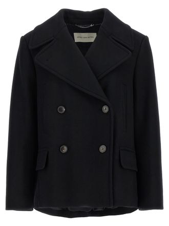 Dries Van Noten Womens Vafel Coat