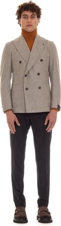 Tagliatore Double-Breasted Wool-Cashmere Pino Lerario Jacket
