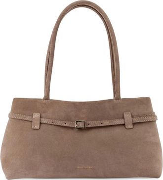 Manu Atelier Le Cambon East WEst buckle-fastening suede shoulder bag - women - Suede - OS - Brown