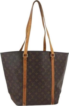 Louis Vuitton Pre-owned Tote Bags, female, Brown, Size: ONE SIZE Pre-owned Monogram Canvas Tote Bag