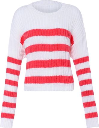 Mymo Gebreide trui Dames Gebroken wit koraal