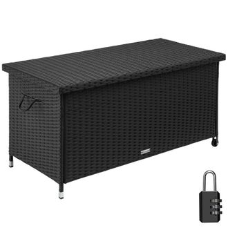 TecTake Storage Box Kiruna in Black | Size: Large