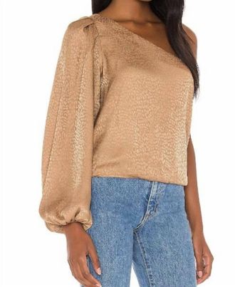 Show me your Mumu Party Top In Bronze Cheetah