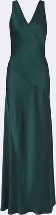 Max Mara Elegante satin maxi dress