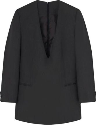 Halfboy Grijze Blazer Jurk - Dames - Korte kleedjes - Grijs - L - Kleedjes