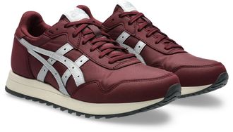Asics Sneaker ASICS SPORTSTYLE TIGER RUNNER II, Damen, Gr. 44,5, silber (port royal, pure silber), Synthetik, Schuhe Sneaker