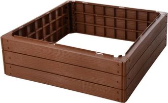 Progarden Bancal Plastico 75,6x75,6x25 Cm Marron