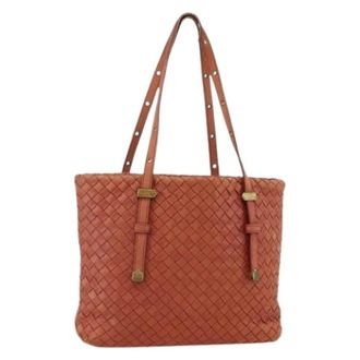 Bottega Veneta Pre-owned Tote Bags, female, Orange, Size: ONE SIZE Pre-owned Tote Bag