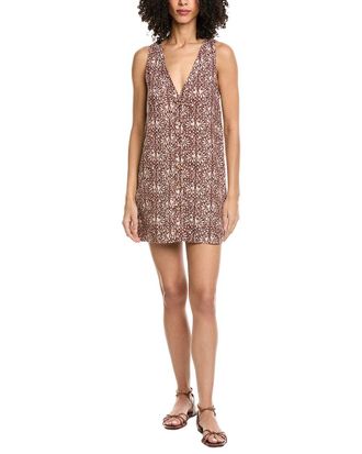 Faherty Alston Linen Mini Dress