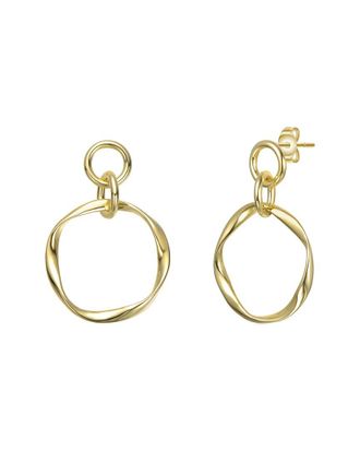 Rachel Glauber 14K Plated Drop Earrings
