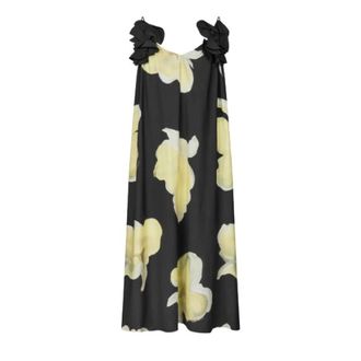 Stine Goya Kleedjes, Dames, Veelkleurig, XS, Floral Long Dress
