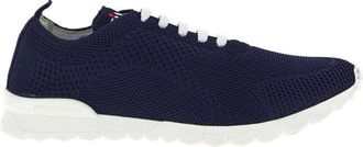Kiton Blue Lace Up Sneakers