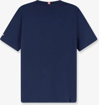 MC2 Saint Barth Mens T-Shirt Portofino Cotton Blue T-Shirts And Polos