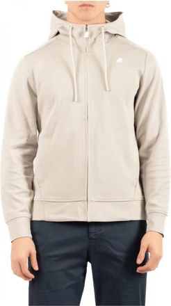 K-Way Stijlvolle Blouson Jas - Heren - Winterjassen - Beige - S - Polyester - Jassen