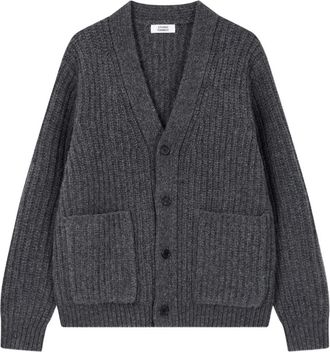 STUDIO TOMBOY patch pocket Cardigan - Grey