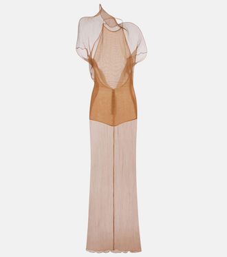 Magda Butrym Sheer silk organza gown