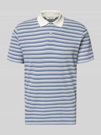 Selected Regular Fit Poloshirt aus Baumwoll-Mix Modell BLAZE in Blau, Gr&ouml;&szlig;e XXL