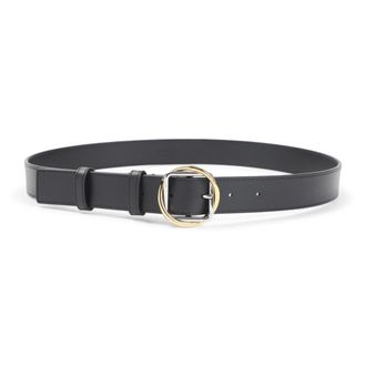 Jacquemus Black Logo Buckle Belt