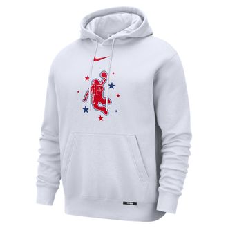 Nike Houston Rockets City Edition Nike Mens Club Hoodie in White | HQ9128-100