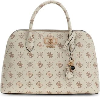 Guess Emelie Logo Handbag - Dames - Handtassen - Beige - ONE Size - Tassen