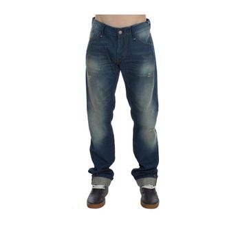 Acht Acht, Heren, Jeans, Blauw, Maat: W34 Katoen