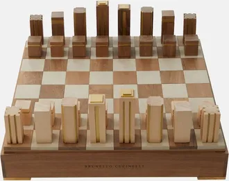 Brunello Cucinelli Gioco da tavolo in noce