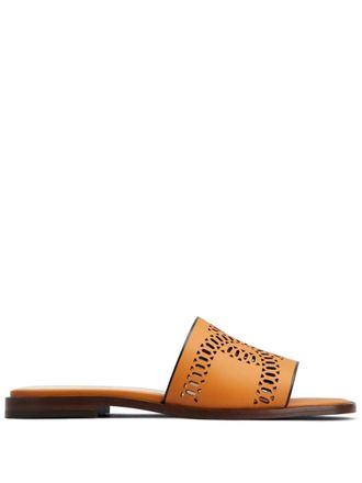 Tod's Sandali con dettaglio a taglio laser - Arancione