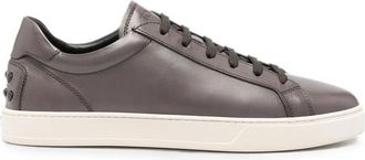 Tod's Brown Leather Sneakers