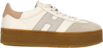 Hogan Low-Top Sneakers with Suede Accents and Chunky Sole
