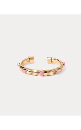 Lilly Pulitzer Sunshine Grove Bangle Bracelet In Cherry Blossom Pink
