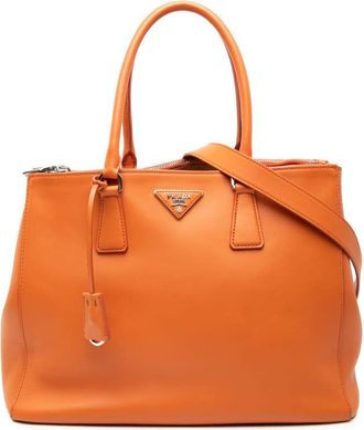 Prada Pre-owned Prada Medium Soft Calf Galleria Double Zip Tote Ladies RAJW6MKPCGQBJLH5