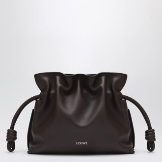 Loewe Flamenco mini clutch bag Chocolate