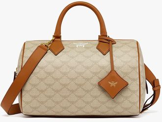 MCM Ella Boston Bag In Lauretos