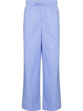 Tekla Pantaloni pigiama a righe con coulisse - Blu