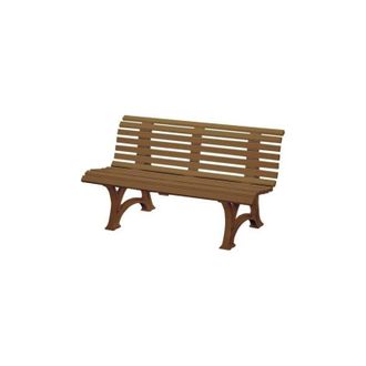 Blome Helgoland Garden Bench 3 Asientos De Longitud 1500 Mm Marr&oacute;n