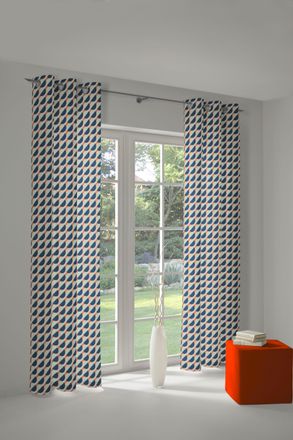 Adam Vorhang »Circles« Ösen 1 Stk. tlg. aus 100% Bio-Baumwolle